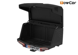 TowCar TowBox V3 černý, uzavřený, na tažné zařízení