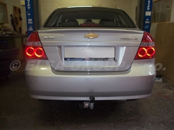 Tažné zařízení Daewoo Kalos sedan 2002-2006, pevný čep 2 šrouby, Galia