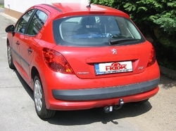 Tažné zařízení Peugeot 207 HB+CC 2006-, pevné, HOOK