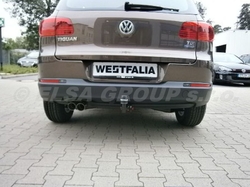 Tažné zařízení Volkswagen Tiguan 2007-2016, odnímatelný vertikal, Westfalia