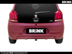 Zařízení pro nosiče kol Peugeot 108 2014- , nosič zavazadel, BRINK