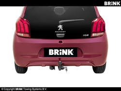 Zařízení pro nosiče kol Toyota Aygo 2014- , nosič zavazadel, BRINK