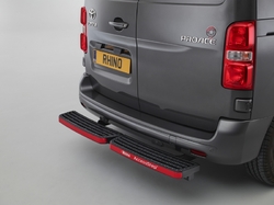 Dvojitý schůdek VW T5/T6 02-, černý, Rhino AccessStep UNI PDC