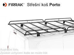 Střešní koš Peugeot Rifter/Partner L2/LWB/XL 18-, FIRRAK