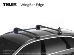 Střešní nosič Audi A3 Sportback 12- WingBar Edge, Thule