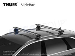 Střešní nosič Audi A4 08-19 SlideBar, Thule