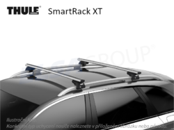Střešní nosič Audi A4 Allroad 09- SmartRack, Thule