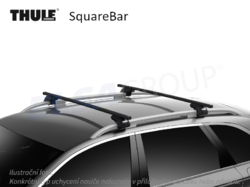 Střešní nosič Audi A4 Allroad 09- SquareBar, Thule