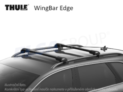 Střešní nosič Audi A4 Allroad 09- WingBar Edge, Thule