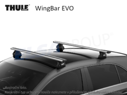 Střešní nosič BMW 1 (F40) 20- WingBar EVO, Thule