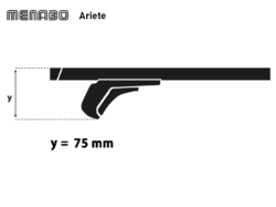 Střešní nosič Chevrolet Tahoe 10/94-09/96 SUV, Typ GMT, Menabo Ariete