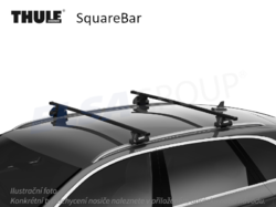 Střešní nosič Dacia Lodgy 12- SquareBar, Thule