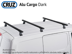 Střešní nosič Fiat Doblo/Doblo Maxi 00-10, Cruz Alu Cargo Dark