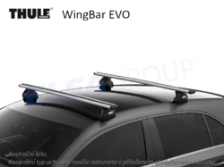 Střešní nosič Fiat Scudo 07-16 WingBar EVO, Thule