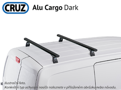 Střešní nosič Fiat Scudo 22- L1H1/L2H1/L3H1, CRUZ ALU Cargo Dark