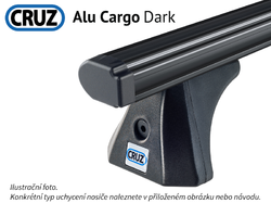 Střešní nosič Fiat Scudo 22- L1H1/L2H1/L3H1, Cruz Alu Cargo Dark