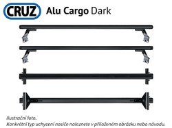 Střešní nosič Fiat Scudo 22- L1H1/L2H1/L3H1, Cruz Alu Cargo Dark