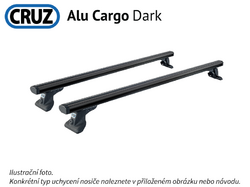 Střešní nosič Ford Connect III 22-, CRUZ ALU Cargo Dark