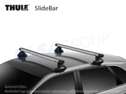 Střešní nosič Ford Focus III 10- SlideBar, Thule