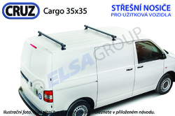 Střešní nosič Hyundai Terracan Cargo (2 příčníky 35x35) //, CRUZ