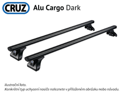 Střešní nosič Isuzu Trooper 3/5dv. 81-92, CRUZ ALU Cargo Dark