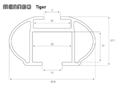Střešní nosič Menabo Tiger