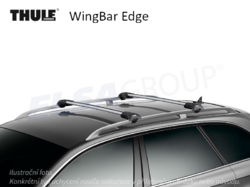 Střešní nosič Toyota Corolla Verso 04-07 WingBar Edge, Thule