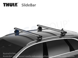 Střešní nosič Volvo XC60 17- SlideBar, Thule