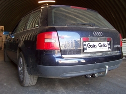 Tažné zařízení Audi A6 Avant (kombi) 1997-2005 (2WD), odnímatelný bajonet, Galia