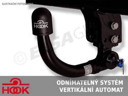 Tažné zařízení Audi A6 Avant (kombi) 2005-2011 (2WD/4WD), vertikální, HOOK