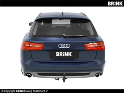 Tažné zařízení Audi A6 Avant (kombi) 2011-2018 (2WD/4WD), vertikal, BRINK