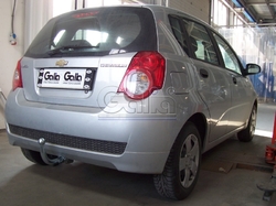 Tažné zařízení Chevrolet Aveo HB 2008-2011, odnímatelný bajonet, Galia