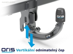 Tažné zařízení Citroen C4 3/5 dv. 2020/11- III (B), vertikální, Bosal-Oris