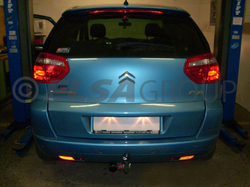 Tažné zařízení Citroen C4 Picasso/Grand Picasso 2006-2013 , pevný čep 2 šrouby, Galia