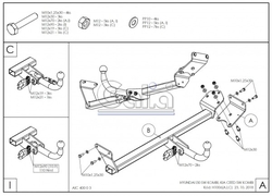 Tažné zařízení Hyundai i30 / Kia Ceed kombi 17-, bajonet