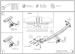 Tažné zařízení Hyundai i30 kombi, 2008 - 2012