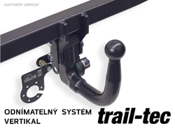 Tažné zařízení Nissan X-Trail 2014-2017 (T32) , vertikální, Trail-Tec