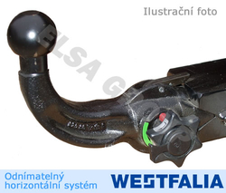 Tažné zařízení Renault Clio HB 2005-2012 (III), odnímatelný horizontal, Westfalia