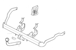 Tažné zařízení Renault Kangoo / Nissan Kubistar, 1997 - 2009