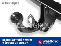 Tažné zařízení Renault Scenic Grand 2004-2009 (II) , pevný čep 2 šrouby, Westfalia