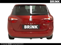 Tažné zařízení Seat Ibiza ST 2010- , odnímatelný BMA, BRINK