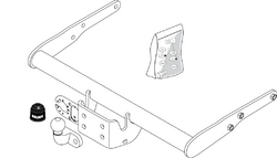 Tažné zařízení Volkswagen Transporter Skříň 2003-2009 (T5), příruba 2 šr., BRINK