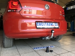 Tažné zařízení VW Polo HB 2009-2014 (6R), odnímatelný bajonet, Galia