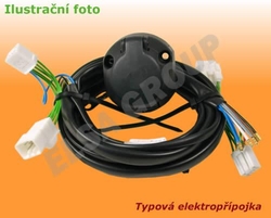 Typová elektropřípojka Nissan Juke 4WD 2010/10-2014/06, 7pin, ECS