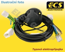 Typová elektropřípojka Škoda Roomster 2010-2015 , 7pin, ECS