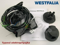 Typová elektropřípojka Volkswagen Transporter Skříň 2003-2009 (T5), 13pin, Westfalia